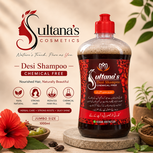 Sultana’s Desi Shampoo – Chemical Free( 900 ML)