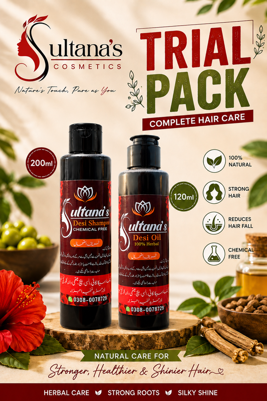 TRIAL PACK ( 200ML SHAMPOO+120ML OIL)