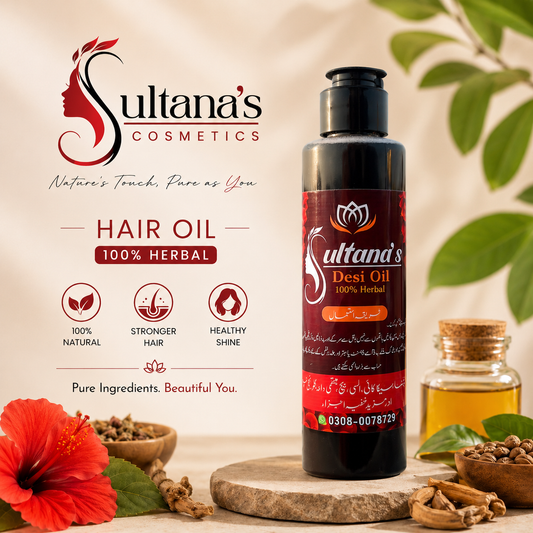 Herbal Hair Oil – 100% Organic & Herbal  (120 ML)